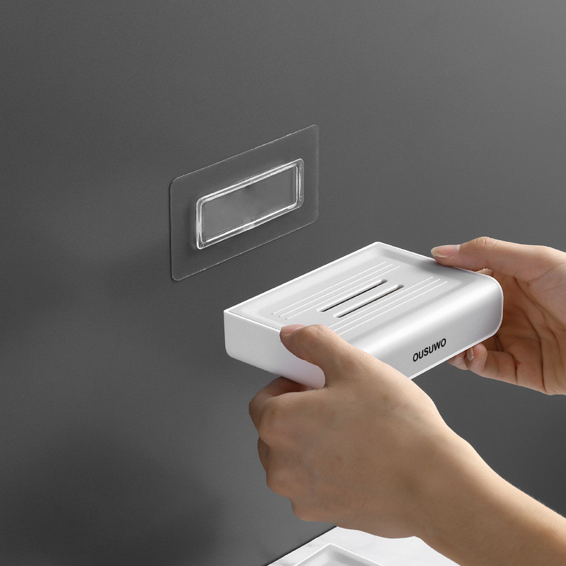 Zidna kutija za posuđe za sapun Kupaonica Tuš Držač sapuna Organizator toaletnih potrepština Kuhinjski stalak za pohranu Kupaonski pribor za kadu