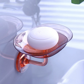 Επιτοίχιο Σαπούνι Πιάτο Μπάνιο Ντους Φορητή θήκη σαπουνιού Σχάρα σφουγγαριού Αξεσουάρ μπάνιου κουζίνας Αποστράγγιση Δωρεάν διάτρηση