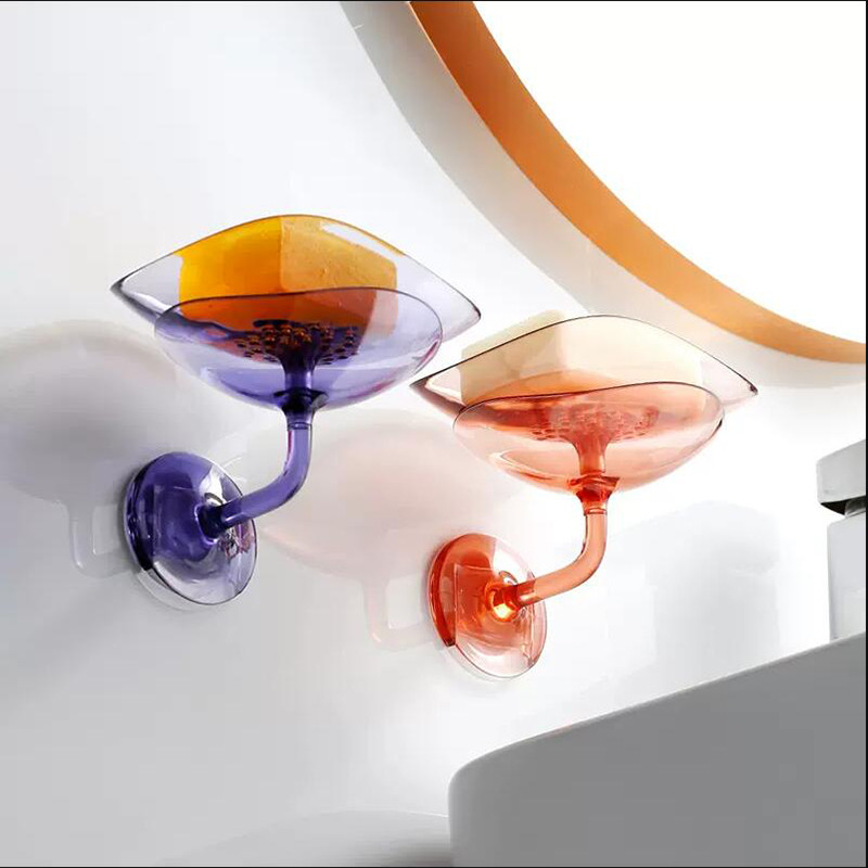 Sieninė muilo indas vonios kambarys dušas Nešiojamas muilo laikiklis kempinės stovas Virtuvės Vonios kambario priedai Pramušimas be kanalizacijos