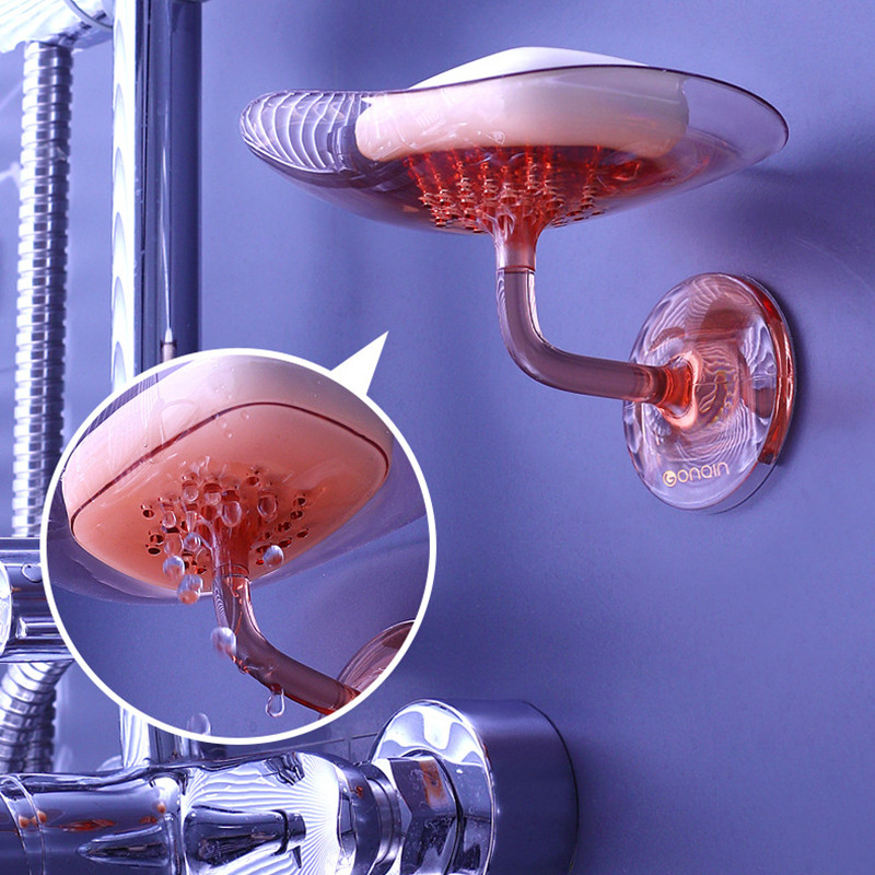 Sieninė muilo indas vonios kambarys dušas Nešiojamas muilo laikiklis kempinės stovas Virtuvės Vonios kambario priedai Pramušimas be kanalizacijos