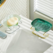 Lagana luksuzna posuda za sapun za kupaonicu Držač za sapun u obliku školjke Kutija za sapun koja se samoiscjeđuje Kupaonski pribor