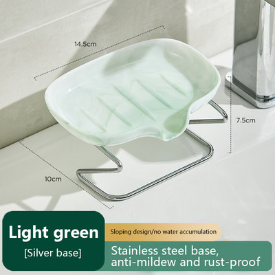 Lagana luksuzna posuda za sapun za kupaonicu Držač za sapun u obliku školjke Kutija za sapun koja se samoiscjeđuje Kupaonski pribor