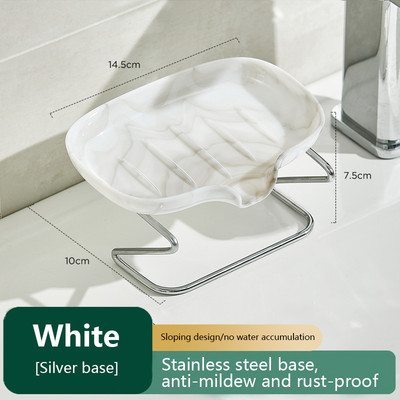 Lagana luksuzna posuda za sapun za kupaonicu Držač za sapun u obliku školjke Kutija za sapun koja se samoiscjeđuje Kupaonski pribor