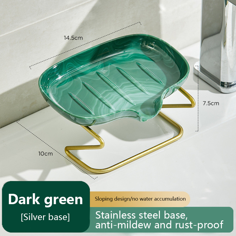 Lagana luksuzna posuda za sapun za kupaonicu Držač za sapun u obliku školjke Kutija za sapun koja se samoiscjeđuje Kupaonski pribor