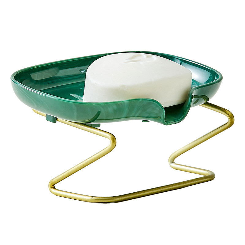 Lagana luksuzna posuda za sapun za kupaonicu Držač za sapun u obliku školjke Kutija za sapun koja se samoiscjeđuje Kupaonski pribor