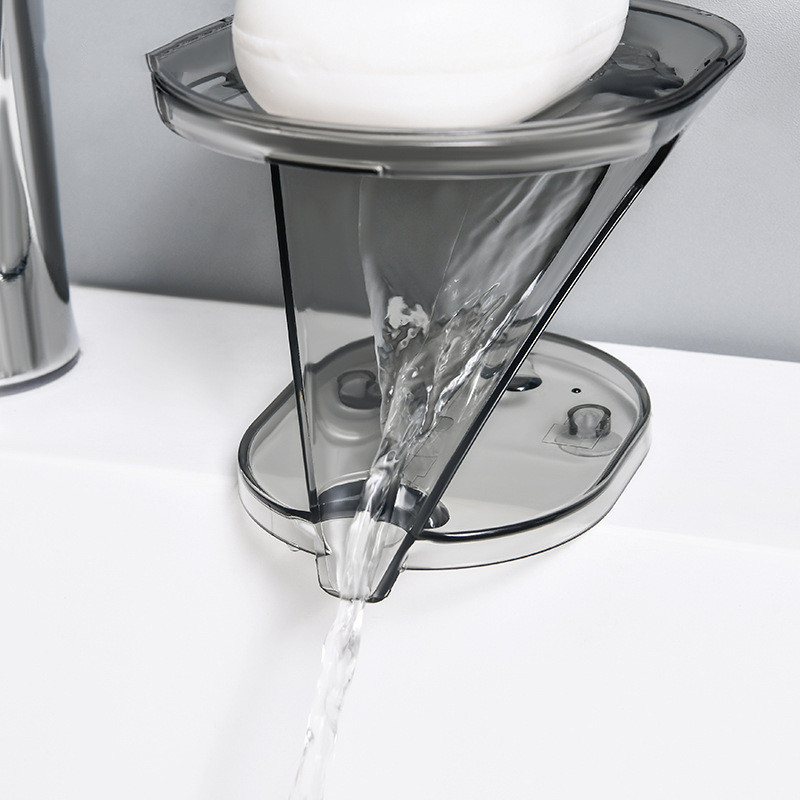 Kūrybiška japoniška muilo dėžutė, automatinė nusausinama muilo dėžutė, vonios kambario laikymo lentyna Buitinė muilo laikymo lentyna vonios kambario priedai