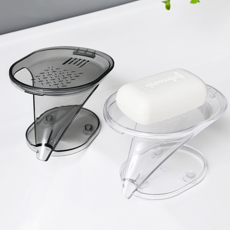 Kūrybiška japoniška muilo dėžutė, automatinė nusausinama muilo dėžutė, vonios kambario laikymo lentyna Buitinė muilo laikymo lentyna vonios kambario priedai