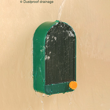 Кутия за сапун Монтирана на стена сапунерка без пробиви с капак Отцеждане Поставка за сапун Домашен душ Поставка за сапун Творчески аксесоари за баня