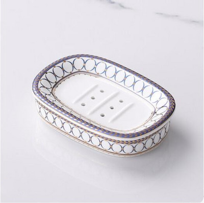 Nordic Light Luksuzna keramička posuda za sapun Posuda za nakit Sat Stalak za pohranu Hotel Kućanstvo Tuš kada Kupaonica Dekoracija