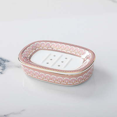 Nordic Light Luksuzna keramička posuda za sapun Posuda za nakit Sat Stalak za pohranu Hotel Kućanstvo Tuš kada Kupaonica Dekoracija