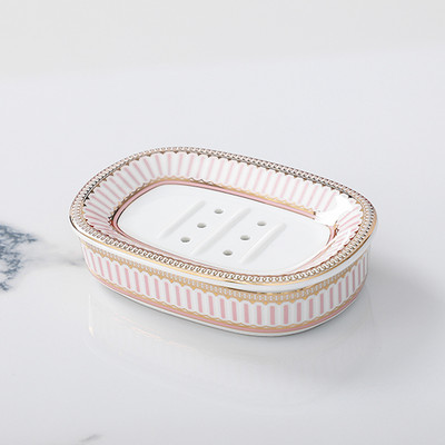 Nordic Light Luksuzna keramička posuda za sapun Posuda za nakit Sat Stalak za pohranu Hotel Kućanstvo Tuš kada Kupaonica Dekoracija