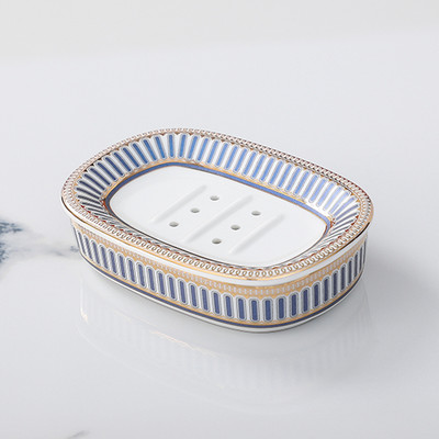 Nordic Light Luksuzna keramička posuda za sapun Posuda za nakit Sat Stalak za pohranu Hotel Kućanstvo Tuš kada Kupaonica Dekoracija