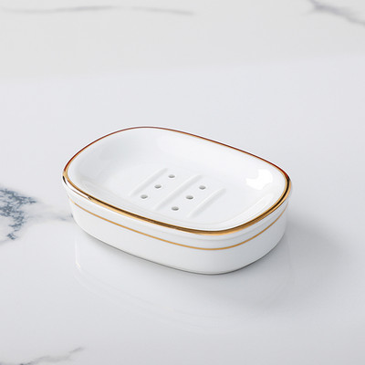 Nordic Light Luksuzna keramička posuda za sapun Posuda za nakit Sat Stalak za pohranu Hotel Kućanstvo Tuš kada Kupaonica Dekoracija