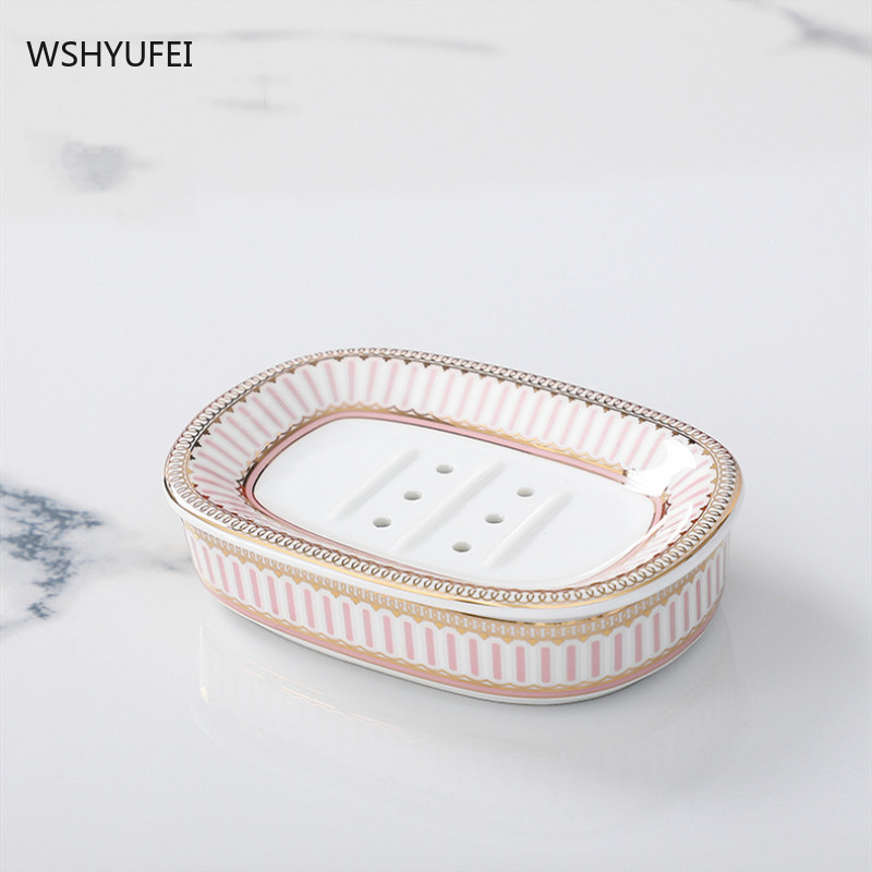 Nordic Light Luksuzna keramička posuda za sapun Posuda za nakit Sat Stalak za pohranu Hotel Kućanstvo Tuš kada Kupaonica Dekoracija