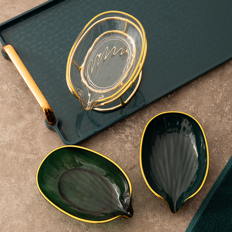 1 vnt., 2022 m., naujos lengvos ir prabangios kūrybinės muilo dėžutės vonios kambarys tualetas buitinis kanalizacija be perforuoto muilo stovo muilo indų padėklas