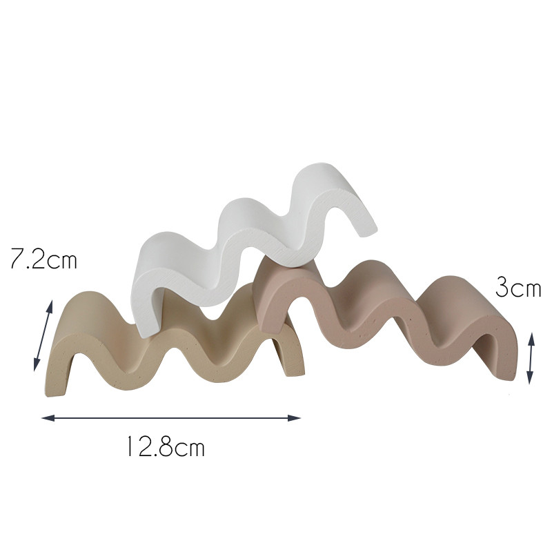 Nordijski stil Cement Geometrijski oblik Stalak za pohranu Pladanj za nakit Držač sapuna Organizator za pohranu Dodaci za uređenje doma