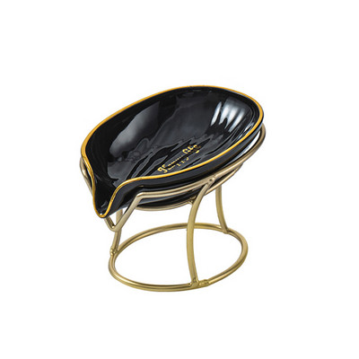 Θήκη σαπουνιού μπάνιου Σχήμα φύλλου Σαπουνιού αποστράγγισης Αντιολισθητικός νιπτήρας κουζίνας Δίσκος αποθήκευσης σφουγγάρι Πλαστικό κουτί σαπουνιού Αξεσουάρ μπάνιου