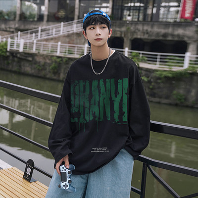 Ležerna muška bluza s printom