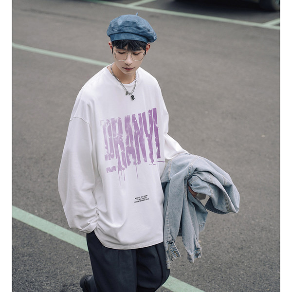 Ležerna muška bluza s printom