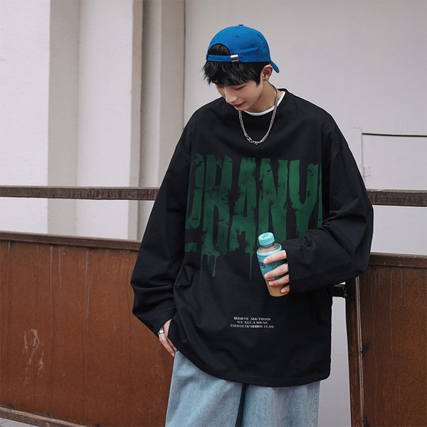 Ležerna muška bluza s printom