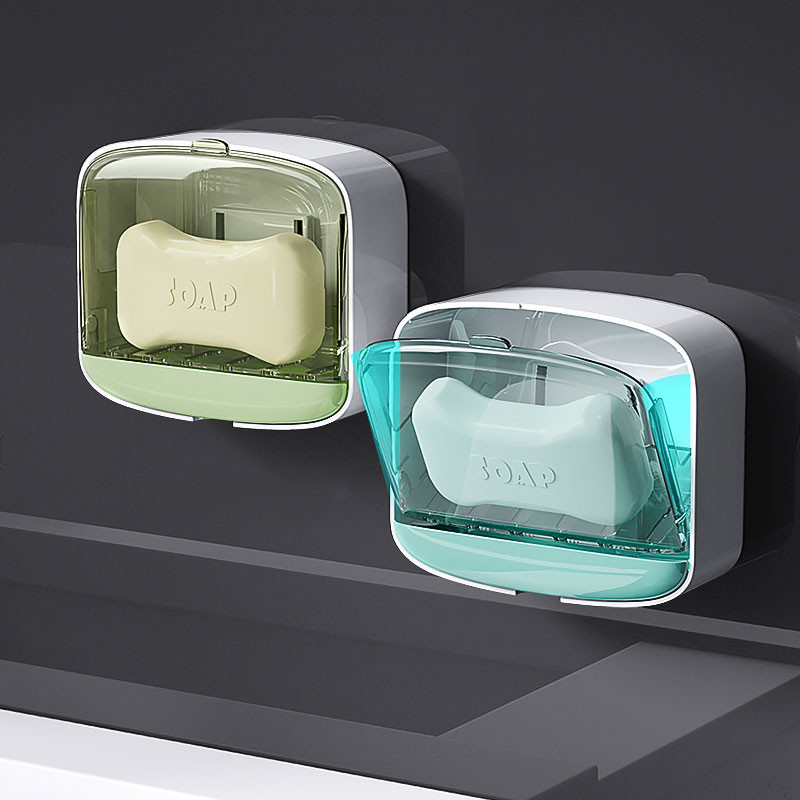 Zidni stalak za sapun bez bušenja Vodootporna kutija za sapun s otvorenim vrhom Prijenosni odvod Lako se rastavlja Čišćenje kupaonskog pribora