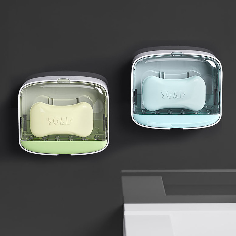 Zidni stalak za sapun bez bušenja Vodootporna kutija za sapun s otvorenim vrhom Prijenosni odvod Lako se rastavlja Čišćenje kupaonskog pribora