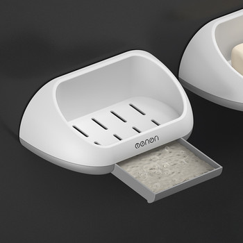 BAISPO Drainge Στάση κουτιού για σαπουνάκι για θήκη αποθήκευσης μπάνιου δημιουργικός Δίσκος σαπουνιού οικιακό Σετ αξεσουάρ μπάνιου