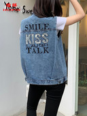 Moderan ženski prsluk s vezom