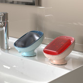 Muilo indų siurbimo puodelis su nutekamuoju vandeniu Vonios kambario muilo laikiklis Kithcen kempinės laikiklis Muilo talpykla Vonios reikmenys