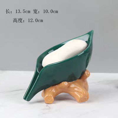 1 kom Keramika u europskom stilu Navlaka za sapun Nepravilnog oblika Jednobojna Kućna posuda za držač sapuna Putna kupaonica Tuš Spremište