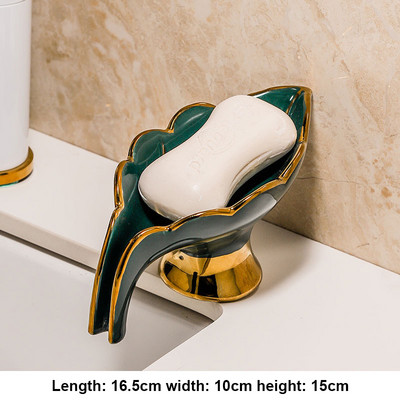 Kutija za sapun u obliku nordijskog jelena Lagana kućanska luksuzna keramička posuda za sapun za odvod za kupaonicu Tanjur za pohranu Kupaonski pribor