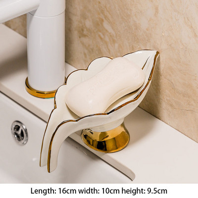 Kutija za sapun u obliku nordijskog jelena Lagana kućanska luksuzna keramička posuda za sapun za odvod za kupaonicu Tanjur za pohranu Kupaonski pribor