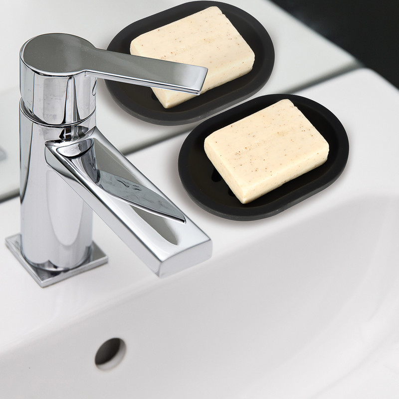 2 DB szappantálak lefolyóval, kétrétegű szappantartóval szárító műanyag nedvességgátló szappanvédők konyhai mosogatóhoz