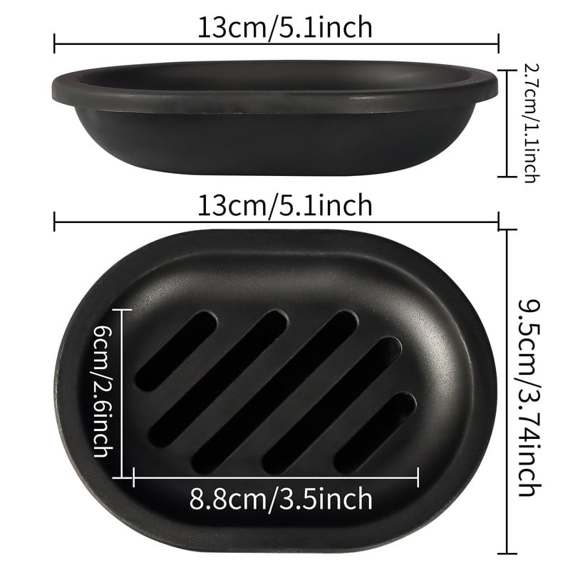 2 DB szappantálak lefolyóval, kétrétegű szappantartóval szárító műanyag nedvességgátló szappanvédők konyhai mosogatóhoz