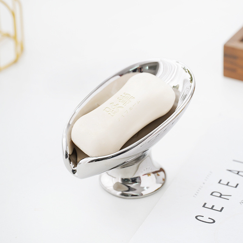 Srebrna mramorirana keramička posuda za sapun za kupaonicu Restoran Hotelska kupaonica za pohranjivanje sapuna Dekoracija kupaonice Kutija za sapun za kućanstvo