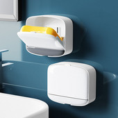 Drain Soapbox Prijenosna kućna kutija za pohranjivanje sapuna s poklopcem Vodootporna torbica za organizator putovanja Kupaonski dodaci