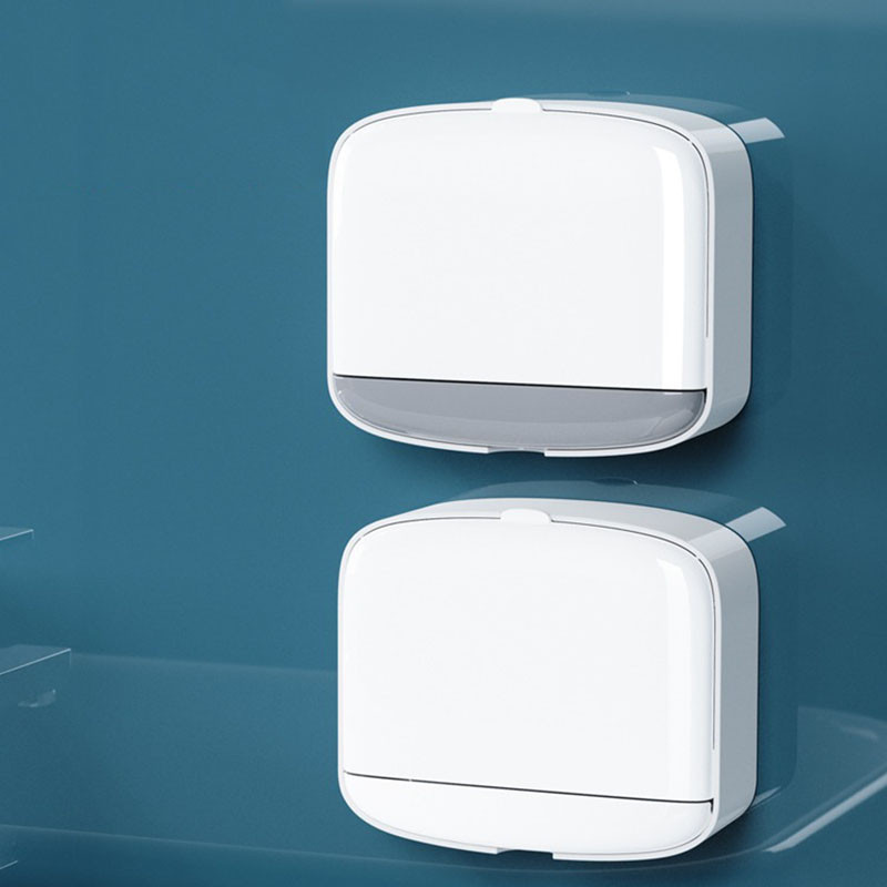 Drain Soapbox Prijenosna kućna kutija za pohranjivanje sapuna s poklopcem Vodootporna torbica za organizator putovanja Kupaonski dodaci