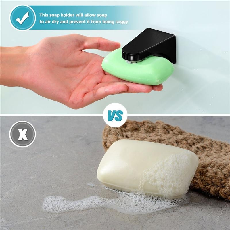 Magnetiline seebihoidja Roostevabast terasest hoiustamisseebialus Seinale kinnitatav hoiukonks Vannitoa seinale riputatav seebikarbi seebihoidja