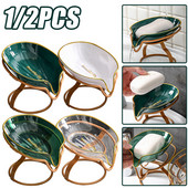 Önleeresztő szappantartó Szappandoboz Kagylótartó Szivacsos Tárolólemez Tapadókorongos Szappantál alkalmas Zuhanyzós Fürdőszoba Konyhába