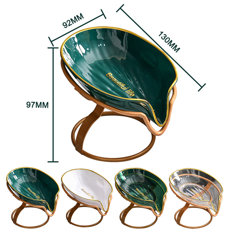 Önleeresztő szappantartó Szappandoboz Kagylótartó Szivacsos Tárolólemez Tapadókorongos Szappantál alkalmas Zuhanyzós Fürdőszoba Konyhába