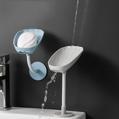 nemokamas perforavimo įklijavimas Ant sienos tvirtinama dvigubos paskirties muilo dėžutė Vonios kambarys Dušas Muilo laikiklis kempinė Lėkštės padėklas Vonios reikmenys