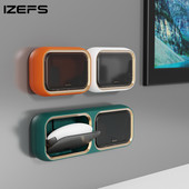 IZEFS zidna posuda za sapun Kućna toaletna kutija za sapun Kutija za pohranu s poklopcem Kupaonski višenamjenski alat za pohranu Kupaonski pribor