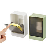 Držač posude za sapun bez bušenja s odvodom Zidna ljepljiva vodootporna kutija za sapun otporna na prašinu za tuš kupaonicu Kuhinjski sudoper