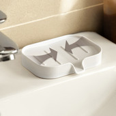 Greitai džiūstantis, skaidrus anti-drėgninis muilo laikiklio dėžutės stovas vonios kambariui ir dušui PRE