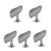 5db szappantartó levél alakú lefolyó szappan zuhany szappantartó doboz szivacs tárolótálca vízmentes tároló fürdőszoba állvány