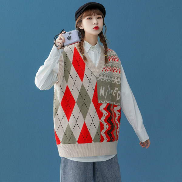 Ženski prsluk s V-izrezom