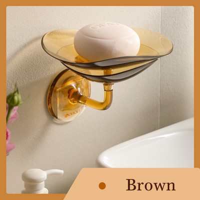 Sieninis žiedlapių muilo laikiklis 2 padėklai Muilo talpyklos dėžutė su vandens nutekėjimu Spalvingi skaidrūs vonios kambario muilo indai