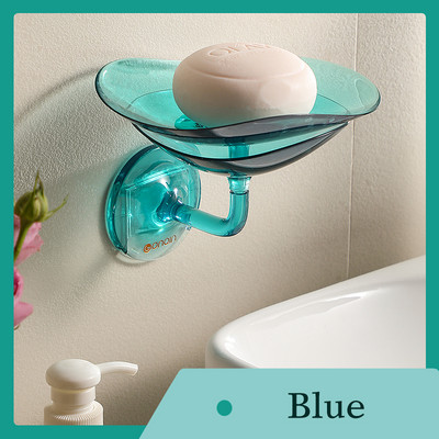 Sieninis žiedlapių muilo laikiklis 2 padėklai Muilo talpyklos dėžutė su vandens nutekėjimu Spalvingi skaidrūs vonios kambario muilo indai