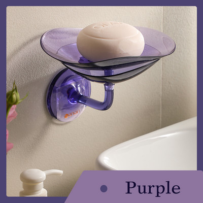 Sieninis žiedlapių muilo laikiklis 2 padėklai Muilo talpyklos dėžutė su vandens nutekėjimu Spalvingi skaidrūs vonios kambario muilo indai