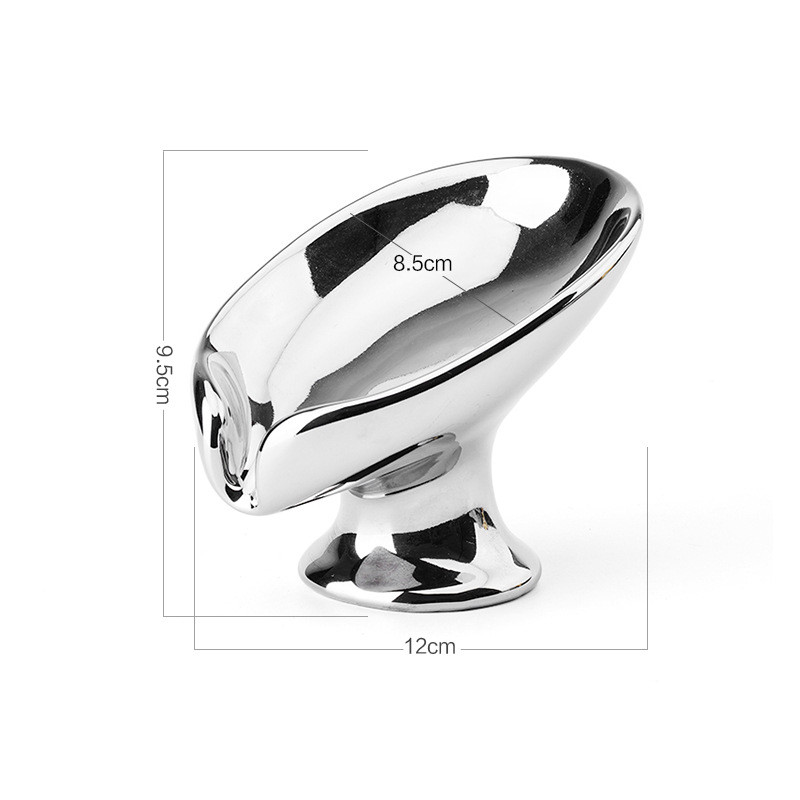 Sidabrinis marmurinis keraminis vonios muilo indas Restoranas Viešbutis Vonios kambarys Muilo laikymo reikmenys Vonios kambario apdaila Buitinė muilo dėžutė